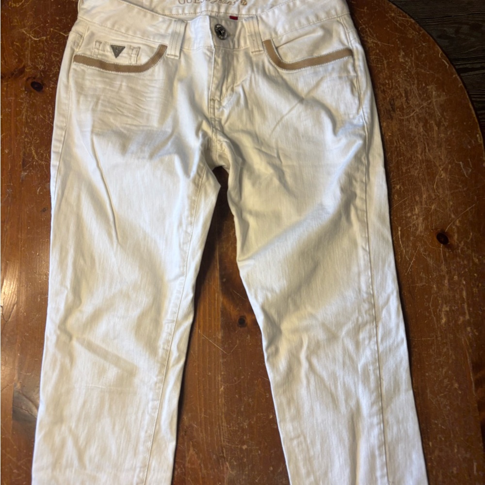 White Men's Jeans - Classic Slim Fit